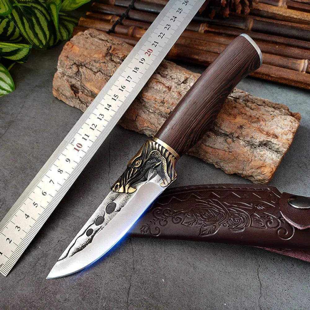 InLeung Forged Boning Knife – Sharp Stainless Steel Chef Knife Boning Chef Knife Axl