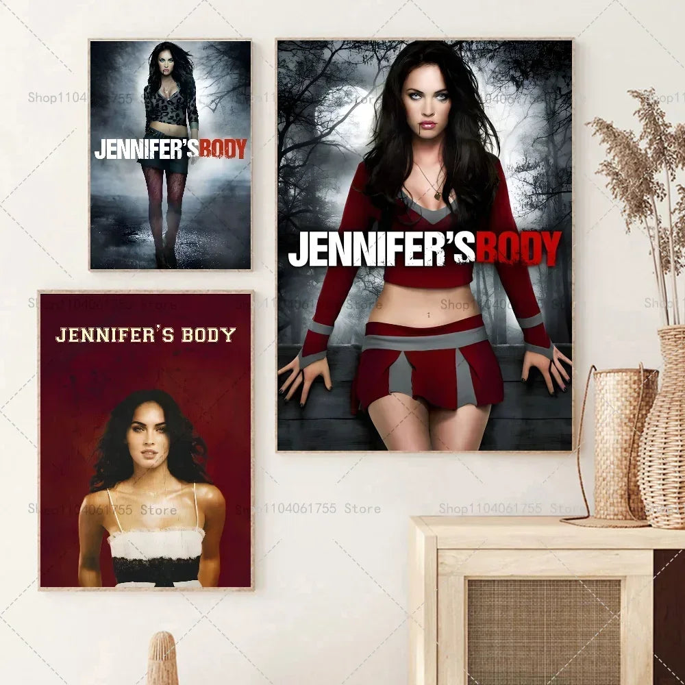 Jennifer's Body Horror Movie Poster – Waterproof Wall Art Sticker Movie Wall Poster Axl