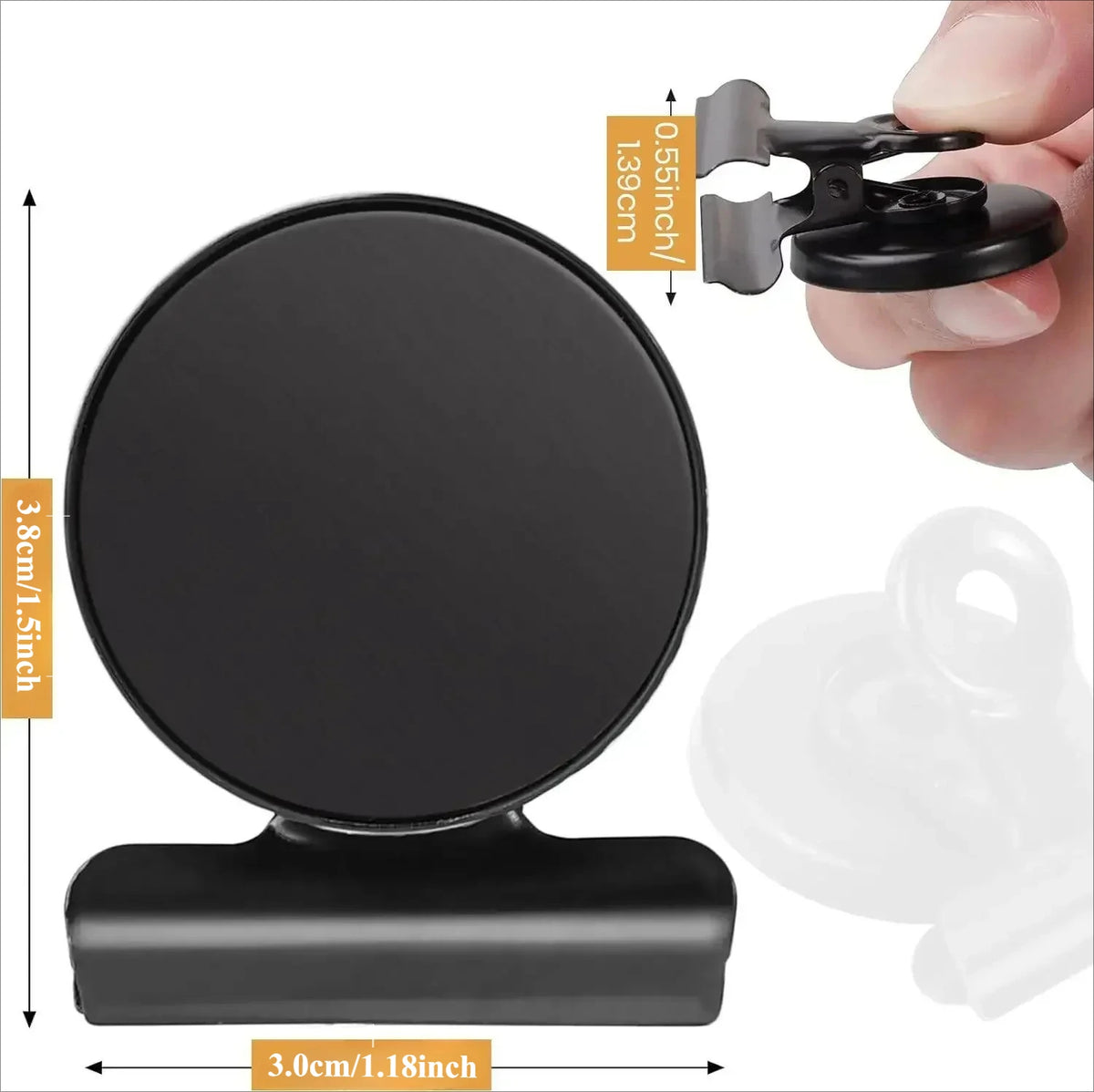 Strong Magnetic Clips for Whiteboard, Fridge & Photo Display Magnetic Clip Set Axl