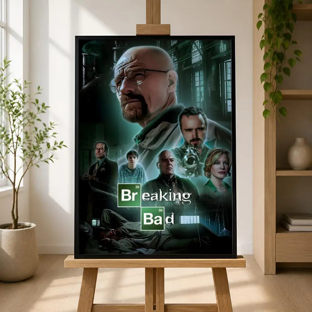 Breaking Bad PVC Wall Poster – Peel-and-Stick HD Art Decor PVC Wall Poster Axl