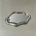Mini Cloud Shape Jewelry Tray – PVC Display & Storage Plate Jewelry Display Tray Axl Silver-1pcs
