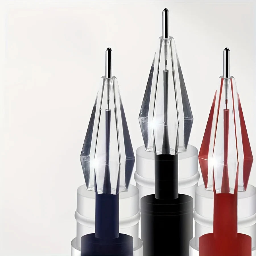 Diamond Tip Gel Pens 0.5mm – Quick-Dry, 9 or 27 Pack Gel Pen Set Axl