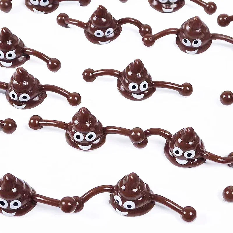 8-Set Catapult Poop Shooting Toy – Kids Party Carnival Gift Novelty Catapult Toy Axl poop bullet 10pcs