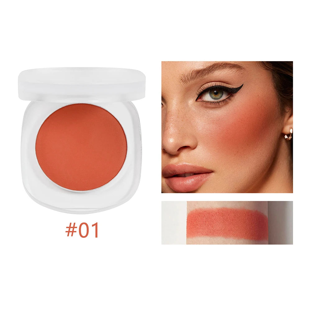 Matte Vegan Blush Powder – Natural Nude Private Label Blusher Blush Powder Axl 01 10pcs with logo
