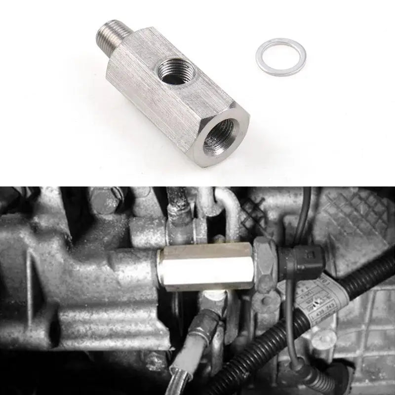 Oil Pressure Sensor Tee Adapter 1/8" NPT to M10/M12/M14 Oil Sensor Tee Adapter Axl