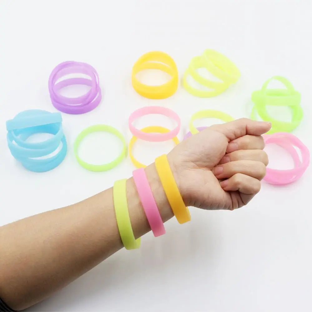 Luminous Silicone Sports Wristband – Glow Fitness Bracelet Silicone Wristband Axl
