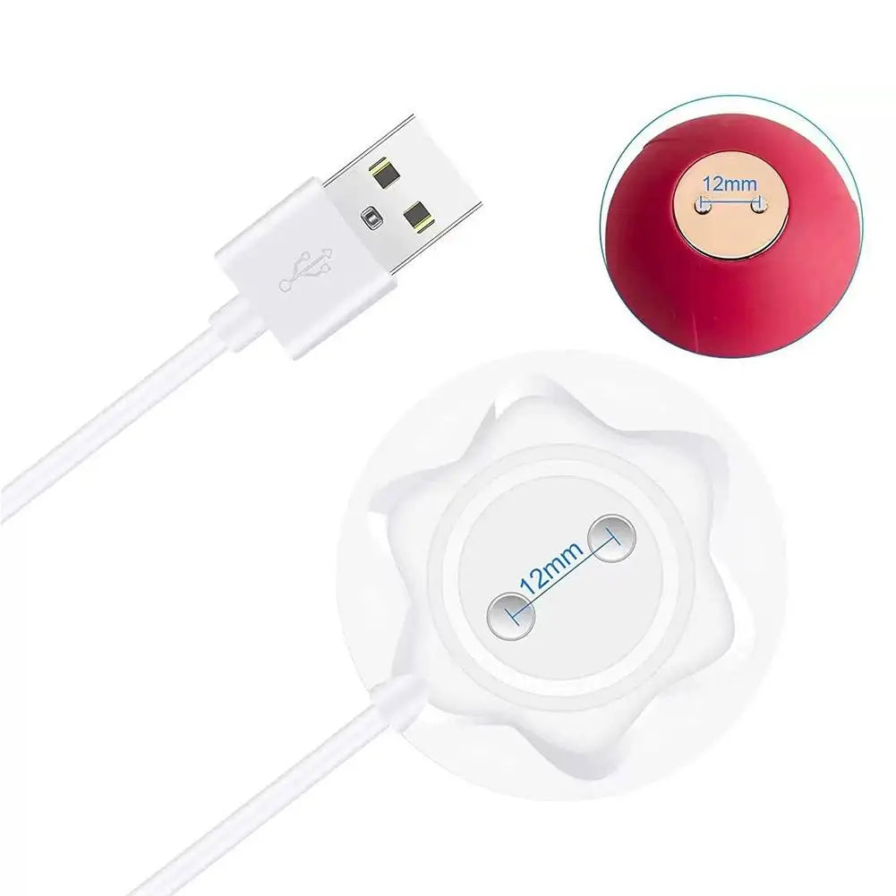 USB Magnetic Dock Charging Cable for Rose Massager Device USB Charging Cable Axl