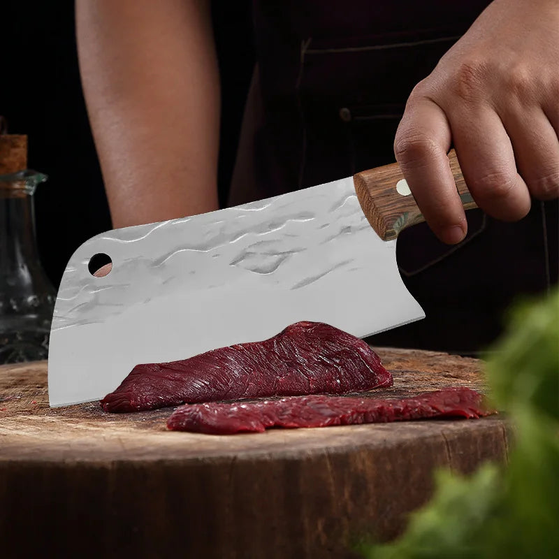 InLeung Forged Stainless Steel Meat Cleaver & Chef Knife Meat Cleaver Knife Axl