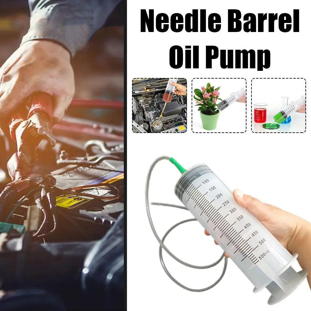 Vacuum Oil Pump Syringe 100/300/550ml – Portable Car Tool Vacuum Oil Pump Axl