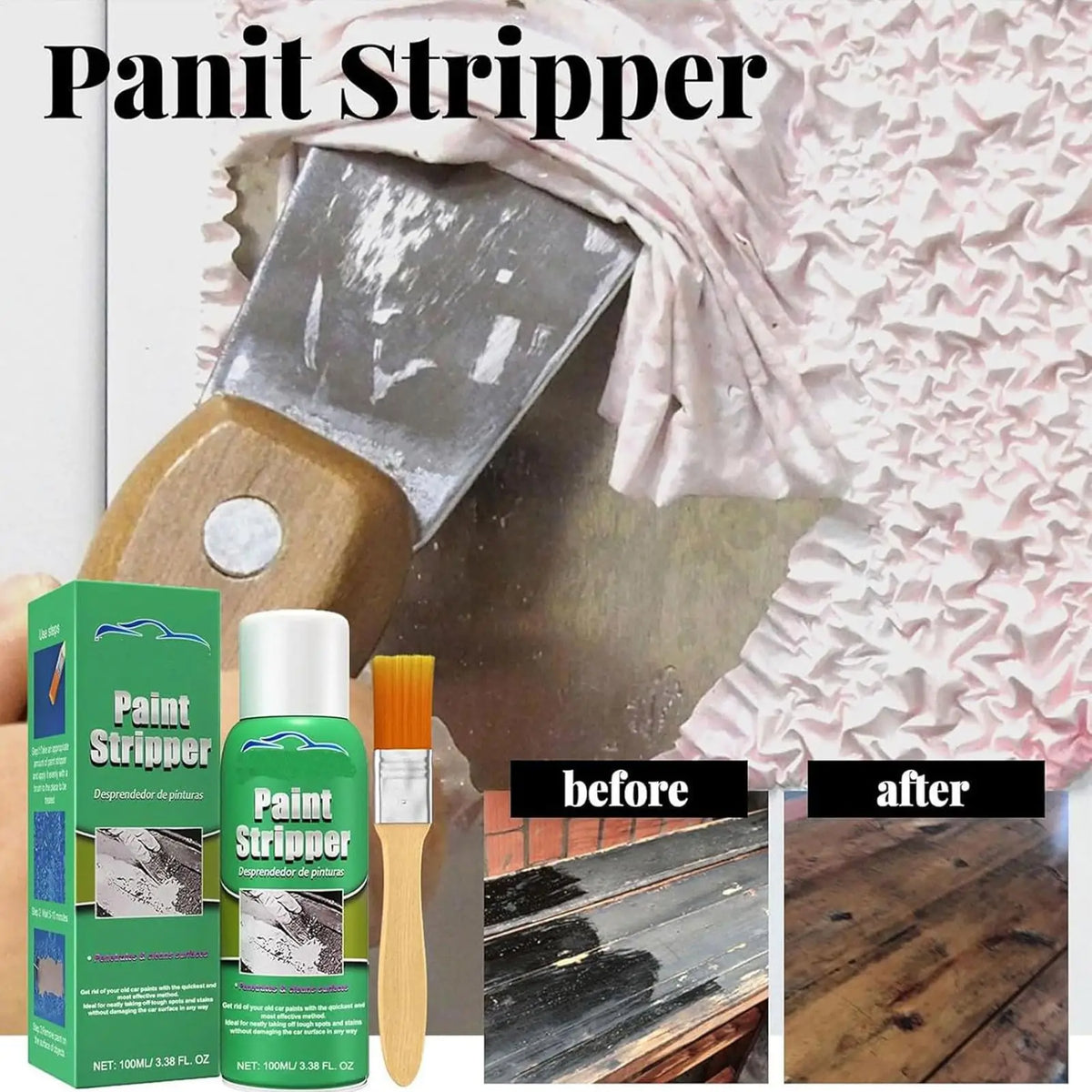 100ml Paint Stripper – Car, Metal, Wall & Marine Use Paint Stripper Axl
