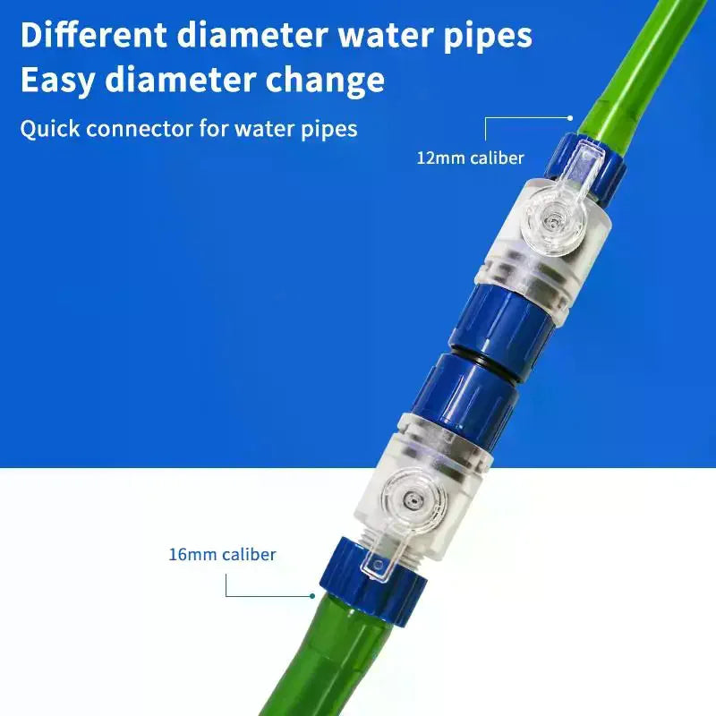 Aquarium Filter Quick Release Valve Connector 12/16/20mm Aquarium Filter Accessory Axl