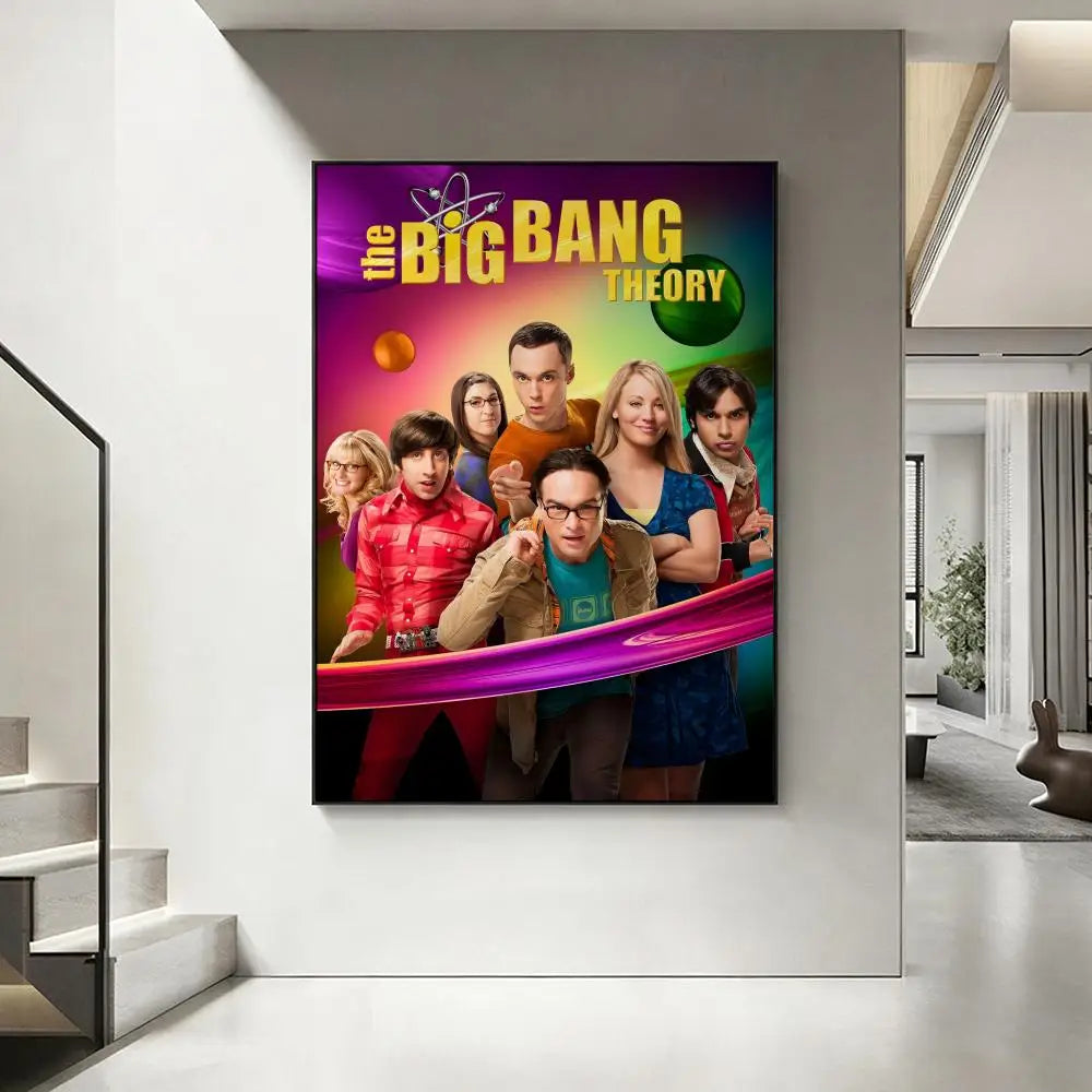 The Big Bang Theory Poster – HD Wall Art Home Decor Wall Art Poster Axl White2 30X40cmNoframe