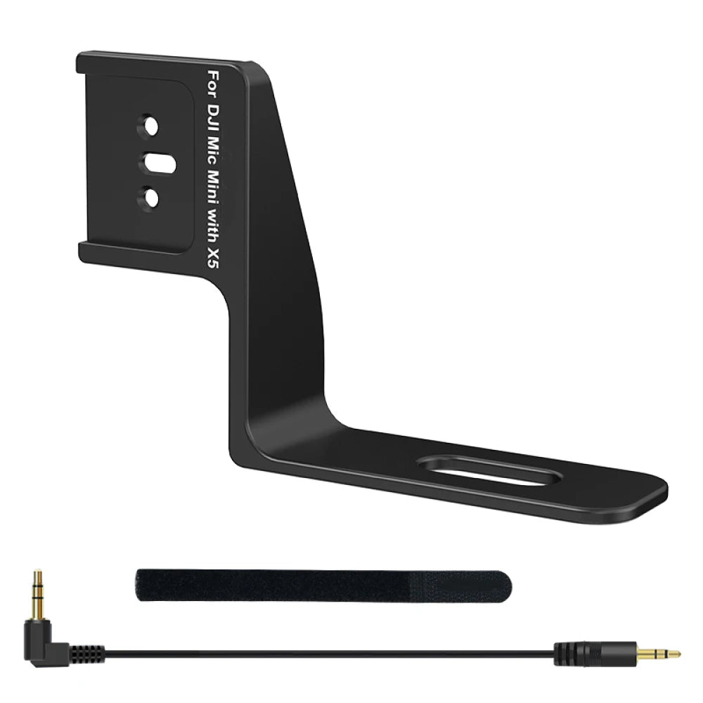 Cold Shoe Mount for Insta360 X5 & DJI Mic Mini | Aluminum Camera Mount Bracket Axl