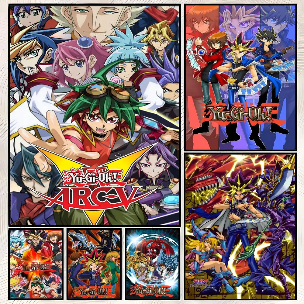 Yu-Gi-Oh Self-Stick HD PVC Wall Poster – Waterproof Home Decor Wall Art Poster Axl