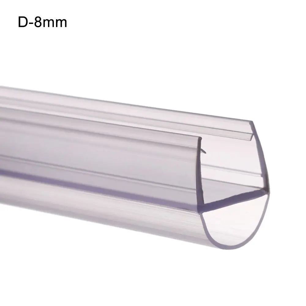 Shower Screen Door Seal Strip – PVC Water Baffle 4–12mm Door Seal Strip Axl D-8mm