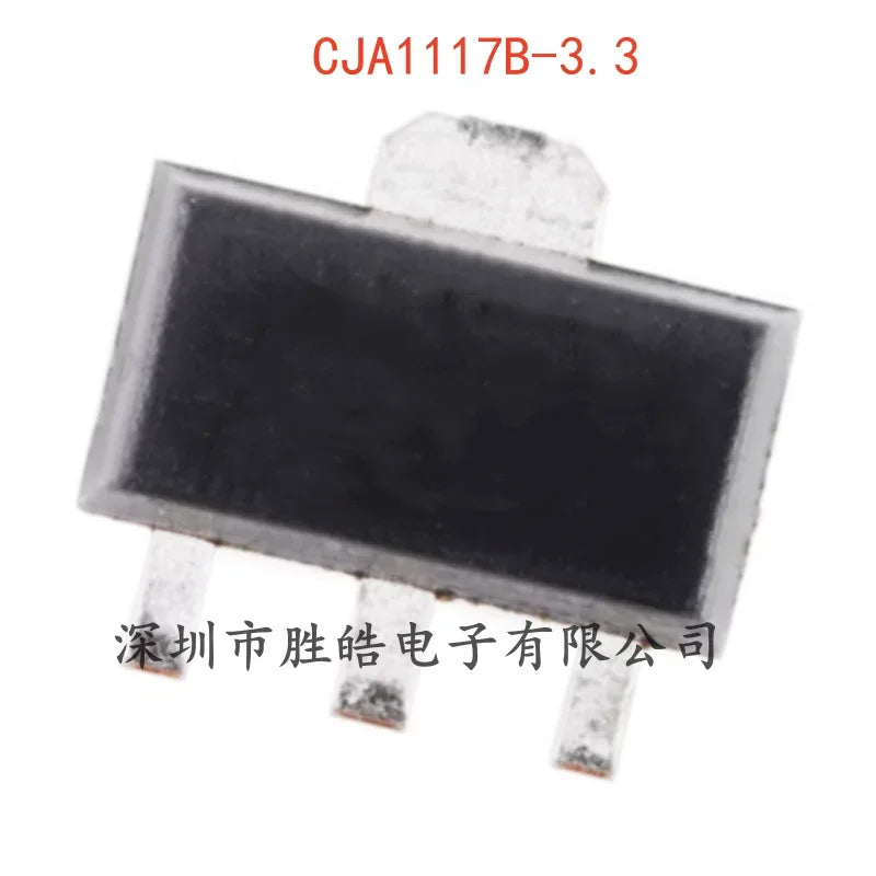 10PCS CJA1117B-3.3 3.3V 1A LDO Linear Voltage Regulator SOT-89 IC Voltage Regulator IC Axl Default Title