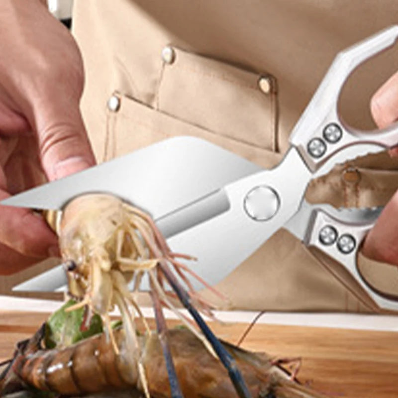 Stainless Steel Kitchen Shears – Heavy-Duty Meat & Poultry Scissors Kitchen Shears Axl