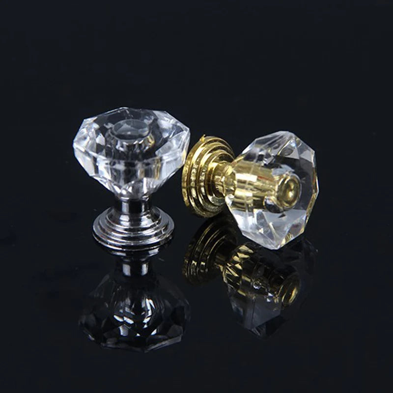 10-Pack Crystal Diamond Cabinet Knobs – Drawer & Door Pulls Cabinet Knobs Axl