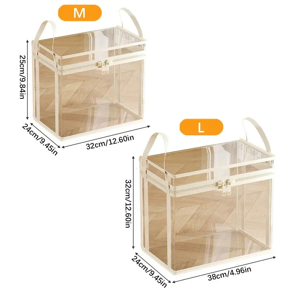 Transparent Doll & Toy Storage Bag – Stackable Dustproof Organizer Toy Storage Organizer Axl