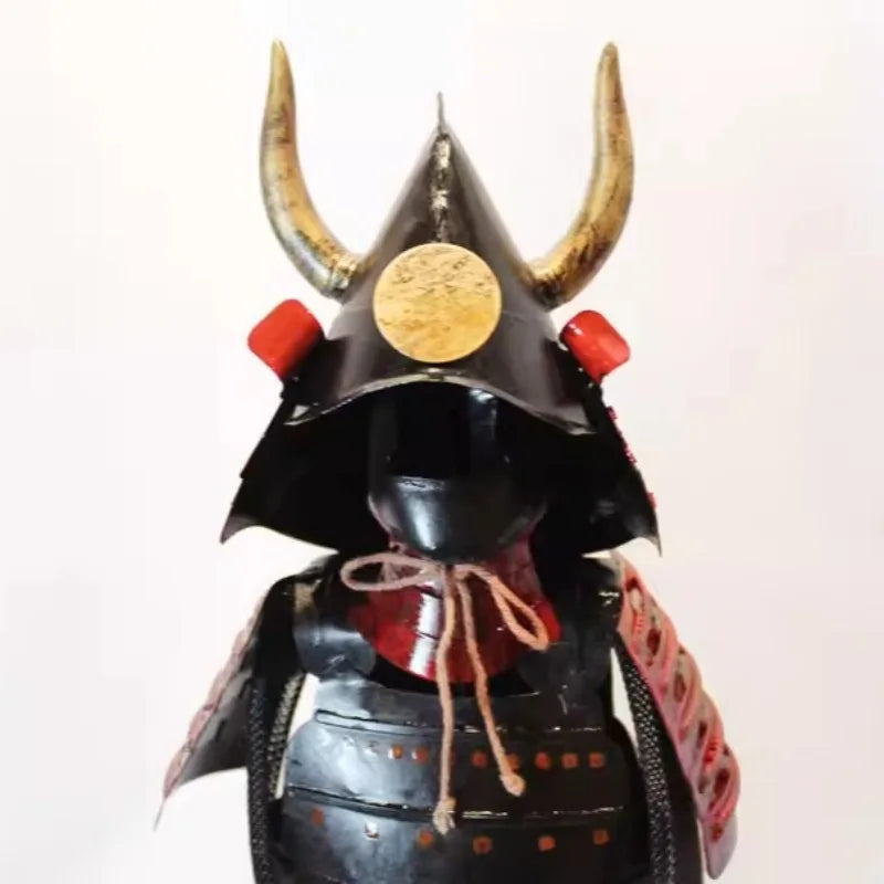 Samurai Figurine – Retro Iron Miniature Sculpture Home Decor Decorative Figurine Axl
