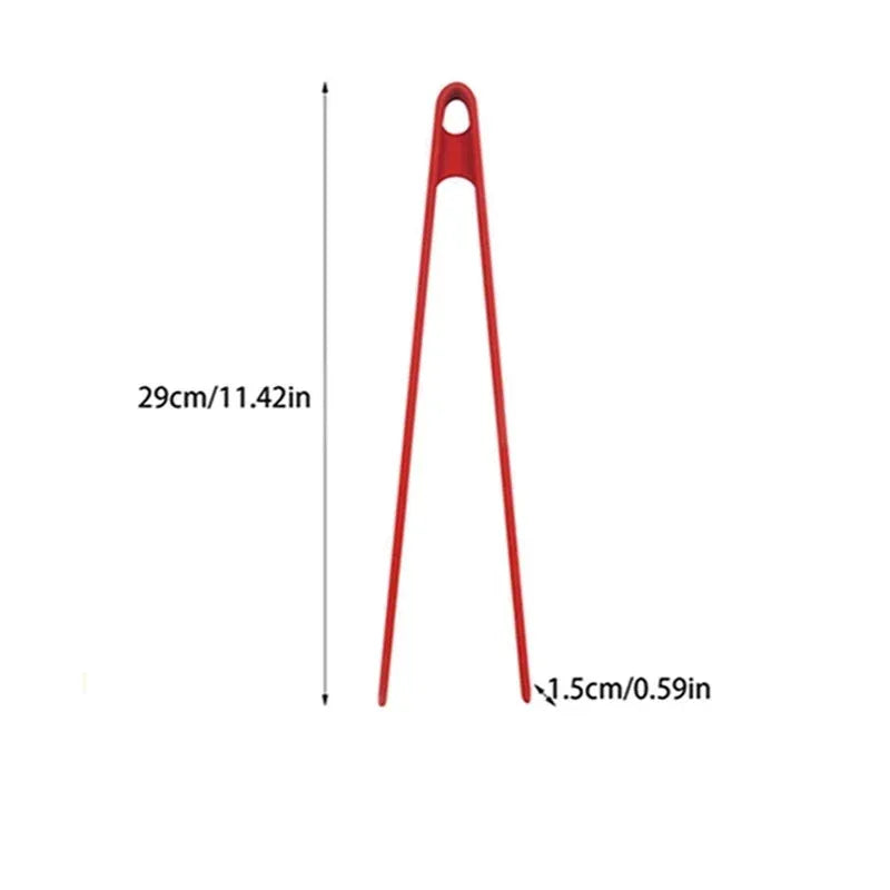 Silicone Food Tongs – Non-Slip BBQ, Grill & Salad Cooking Clip Silicone Kitchen Tongs Axl