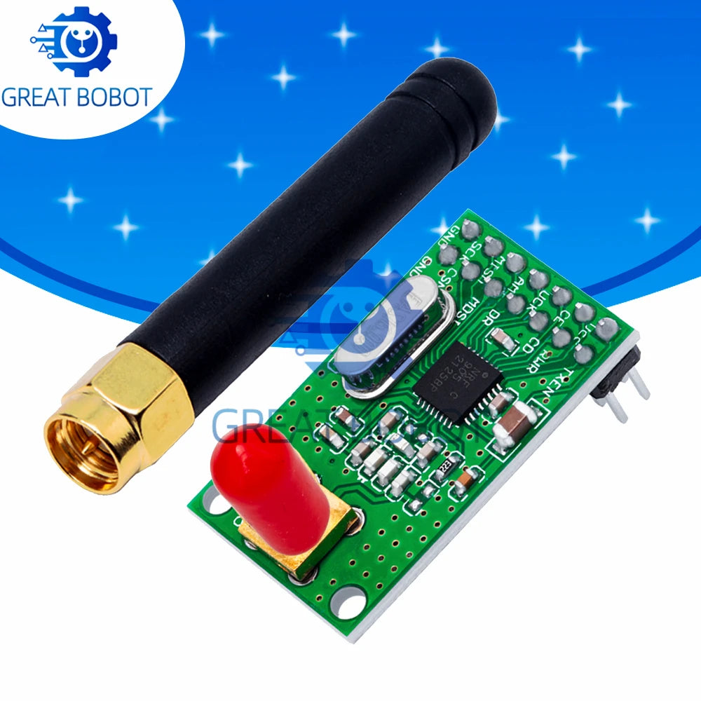 NRF905 Wireless Transceiver Module 433/868/915 MHz FSK GMSK Wireless Transceiver Module Axl Default Title