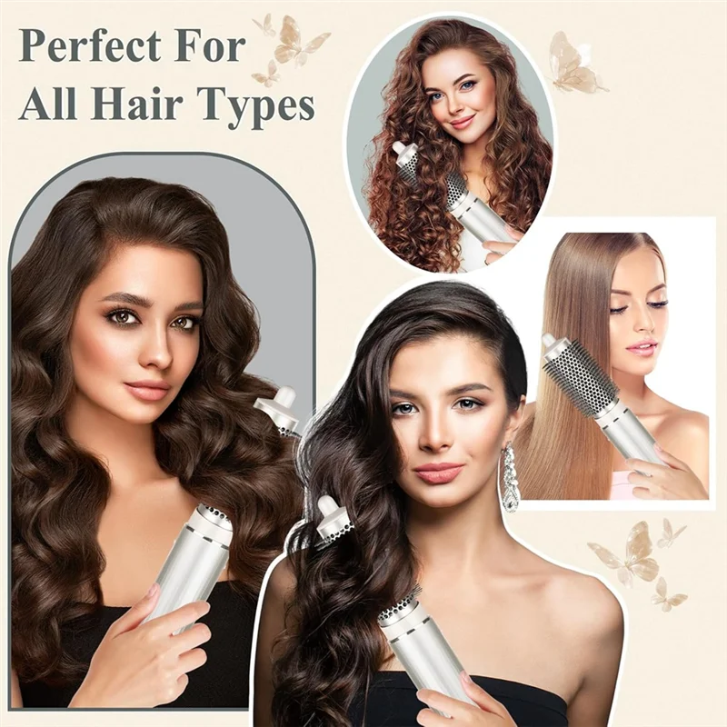 Round Brush Attachment for Shark FlexStyle | Hair Volumizer Hair Styling Attachment Axl
