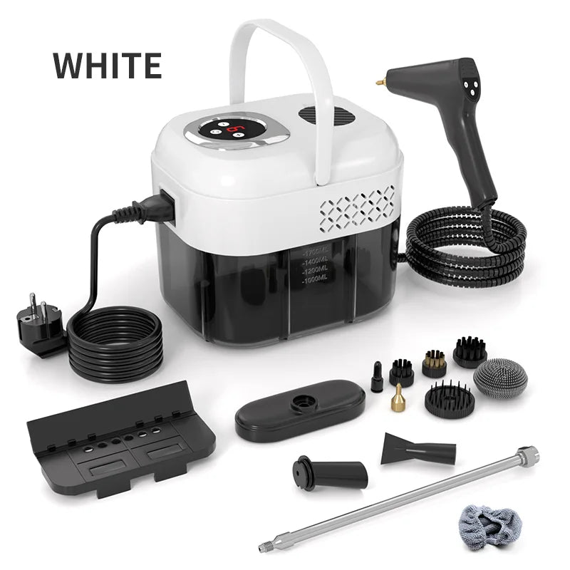 BALASHOV 1500W Handheld Steam Cleaner | Kitchen Car & Home Handheld Steam Cleaner Axl WHITE 110 V