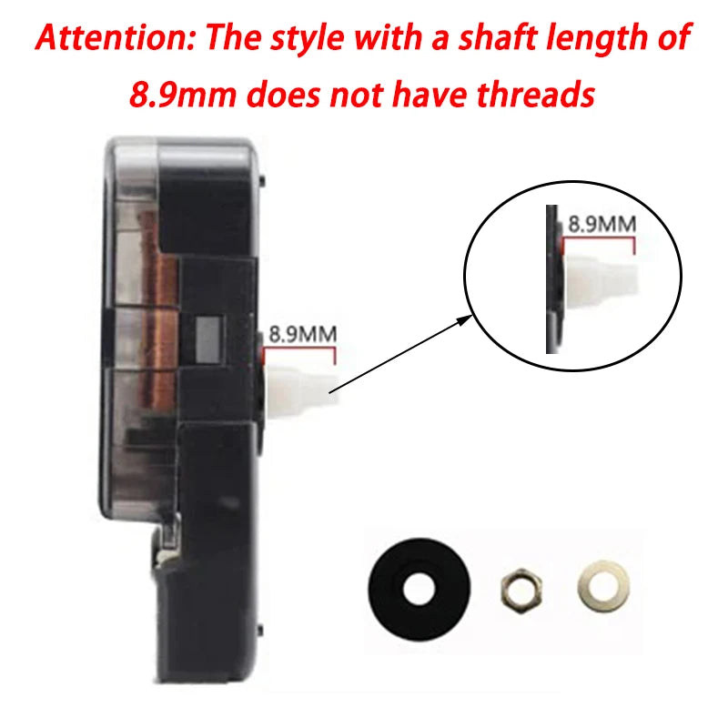 Silent Sweep Quartz Clock Movement – DIY Repair Kit 25mm Clock Movement Kit Axl