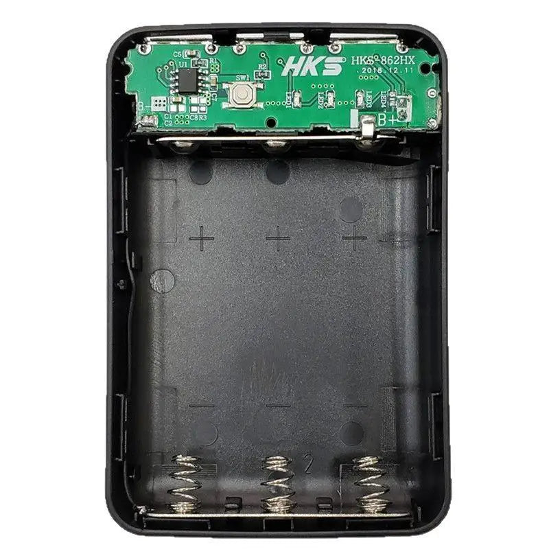 DIY 3×18650 Power Bank Case – 3 USB Ports, No-Weld Design Power Bank Case Axl