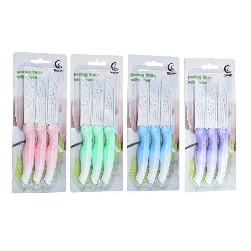 4-Piece Gradient Stainless Steel Paring Knife Set | Kitchen Knives Paring Knife Set Axl 4PCS