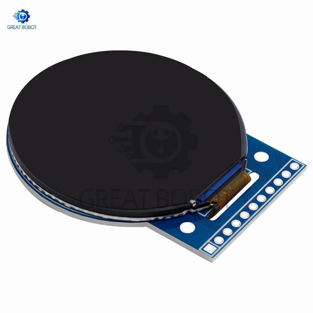 1.5" Round TFT LCD Screen 360×360 ST7701 QSPI Full-Color Display TFT LCD Screen Axl