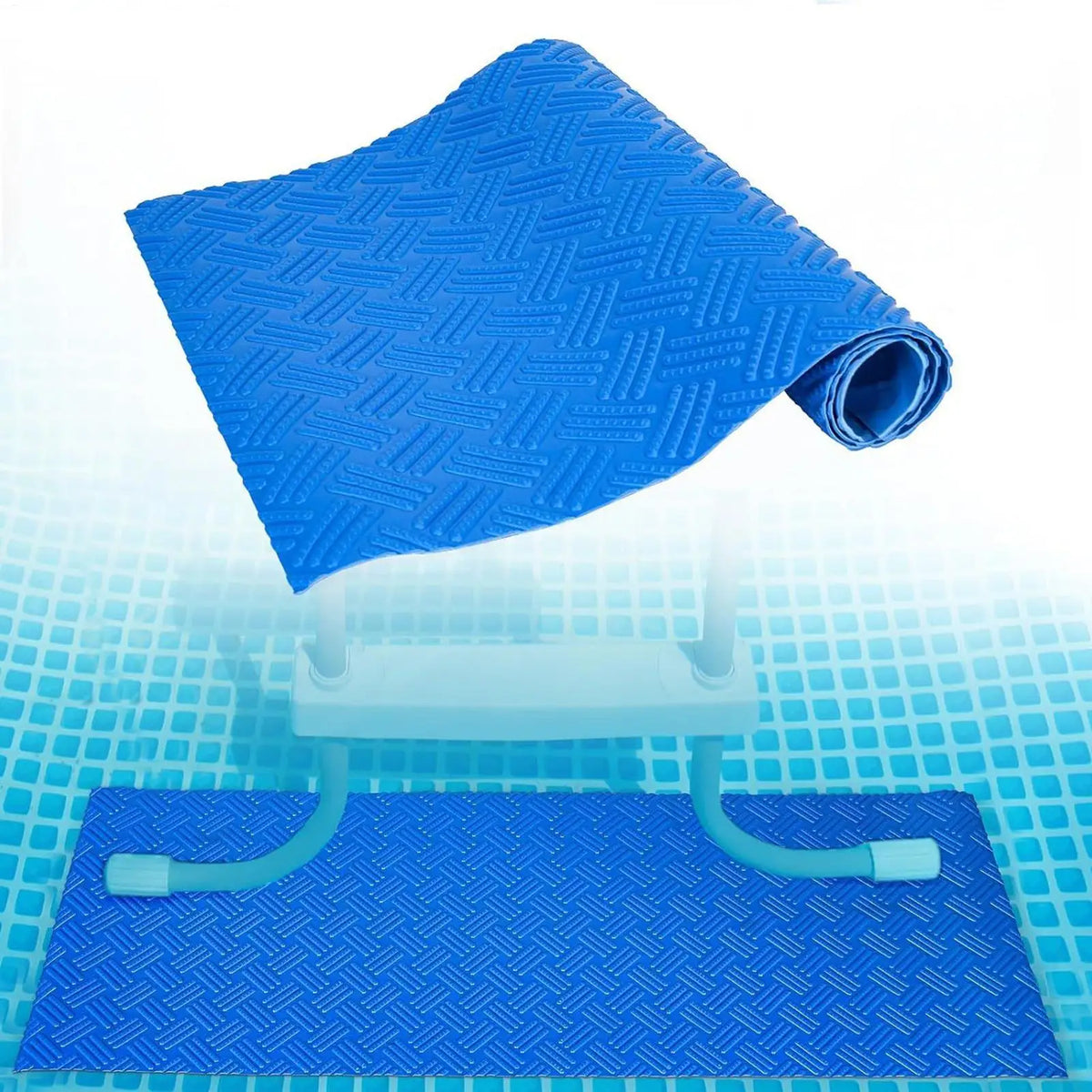 Non-Slip Pool Ladder Mat – Waterproof Anti-Slip Step Pad Pool Step Mat Axl
