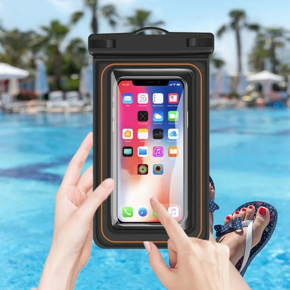Waterproof Phone Pouch IP68 – Touch Screen PVC Dry Bag Waterproof Phone Pouch Axl