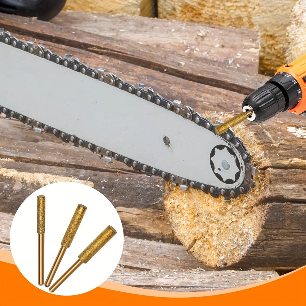 18-Pc Chainsaw Chain Grinding Head Set – Electric File Tool Chainsaw Grinding Kit Axl