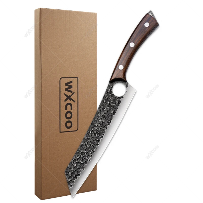 Forged Stainless Steel Meat Cleaver & Chef Knife – 21.5cm Chef Kitchen Knife Axl 1pcs
