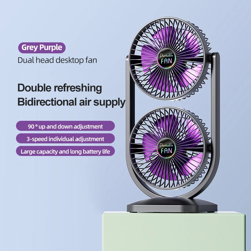 USB Desktop Mini Fan – Portable Rotatable Electric Fan USB Desktop Fan Axl 01