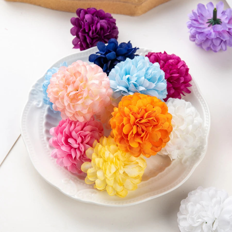 Silk Autumn Hydrangea Artificial Flowers | Wedding & Home Decor Artificial Silk Flowers Axl MULTI 5 pcs