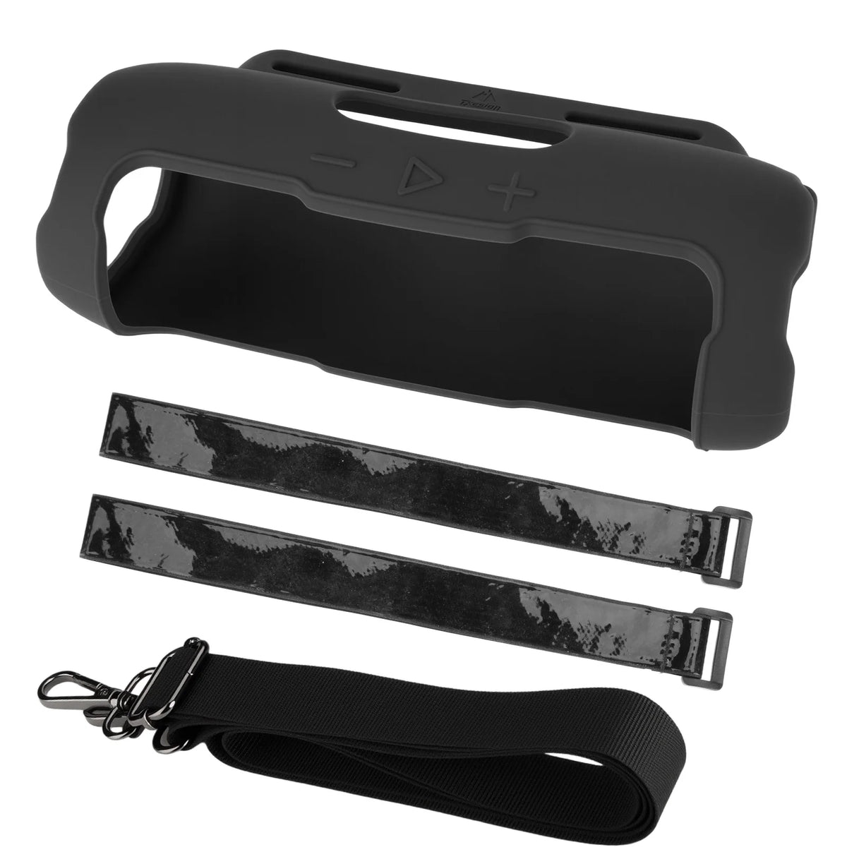 Silicone Case for JBL Flip 7 – Bike Mount Holder | Black & Blue Speaker Protective Case Axl Black Strap