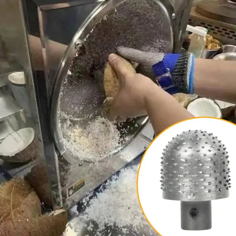 12mm Electric Coconut Grater Head Blade – Heavy Duty Stainless Coconut Grater Blade Axl