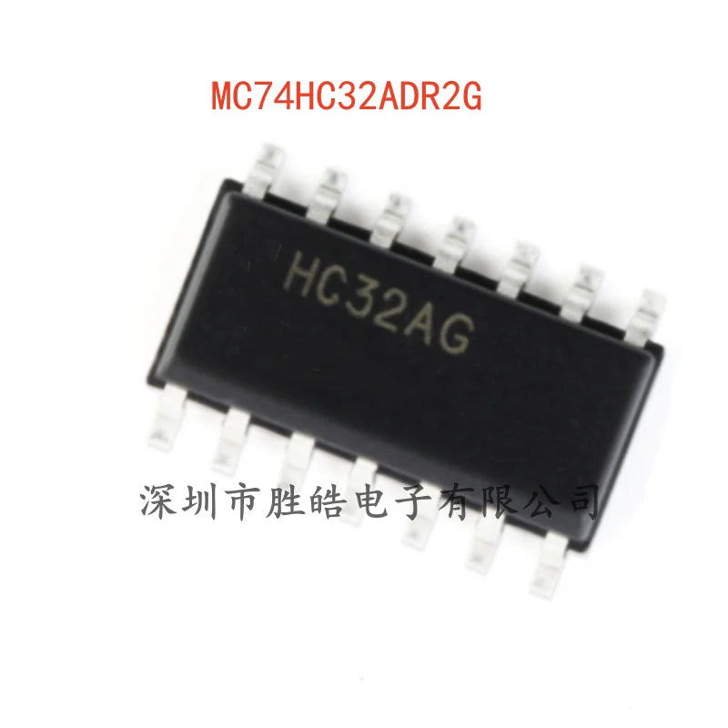 5-Pack MC74HC32ADR2G 74HC32 Quad OR Gate Logic IC SOIC-14 Logic Integrated Circuit Axl Default Title