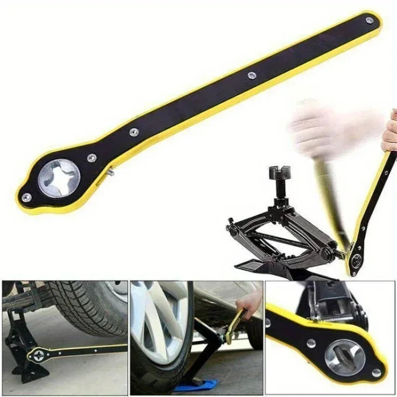 Cross Lug Wrench – Labor-Saving Car Jack & Tire Removal Tool Lug Wrench Tool Axl
