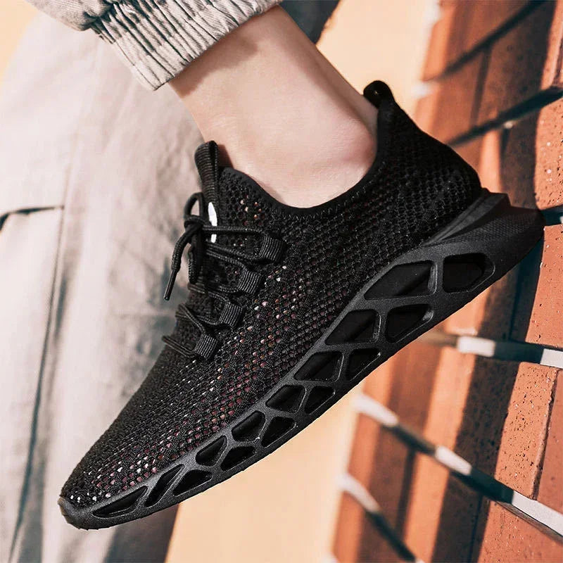 Men's Breathable Mesh Casual Sneakers – Lightweight Walking Shoes Casual Mesh Sneakers Axl