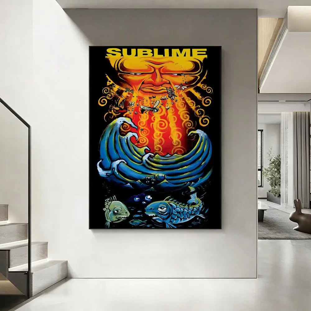 Sublime Band Poster – HD Waterproof Wall Art Print Decor Wall Art Poster Axl