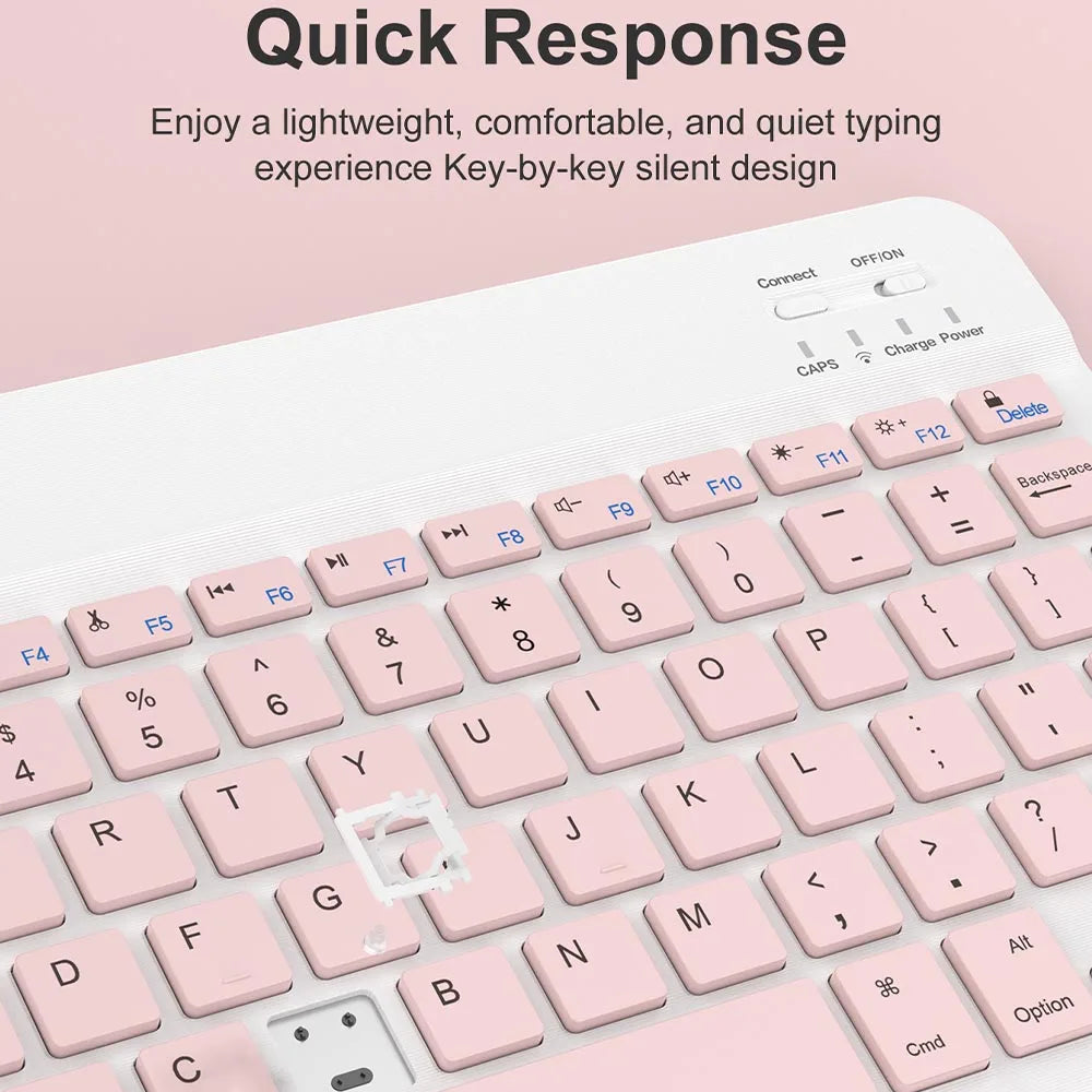 Compact Bluetooth Wireless Keyboard – iOS, Android & Windows Bluetooth Mini Keyboard Axl