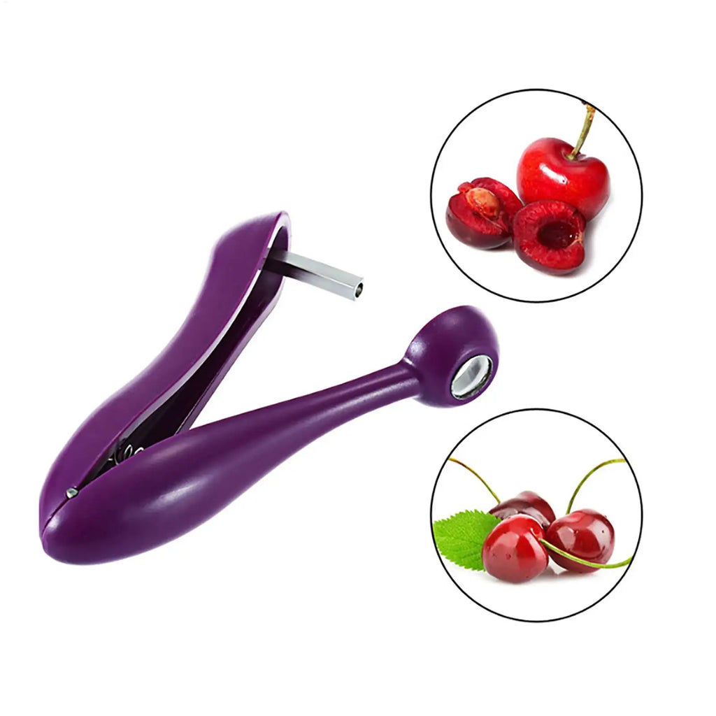 Cherry & Olive Pitter Tool – Heavy-Duty Fruit Stone Remover Fruit Pitter Tool Axl