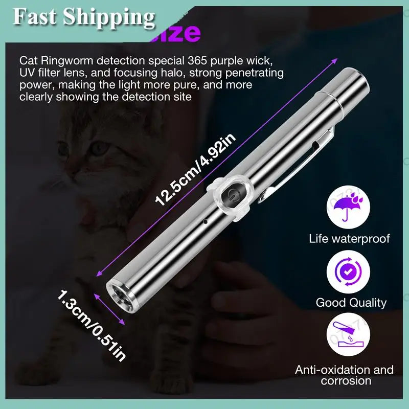 Portable UV Black Light Lamp – Pet Urine & Coat Checker UV Pet Care Lamp Axl