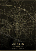 Vintage City Map Retro Poster – Paris Rome Florence Seattle Retro Wall Poster Axl 20 A3