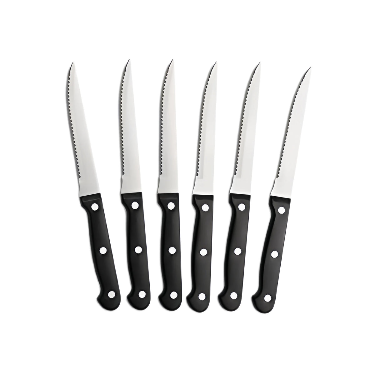 Steak Knife Set 4–16 Pcs | Full Tang Serrated Stainless Steel Steak Knife Set Axl 6 Pcs Steak Knife