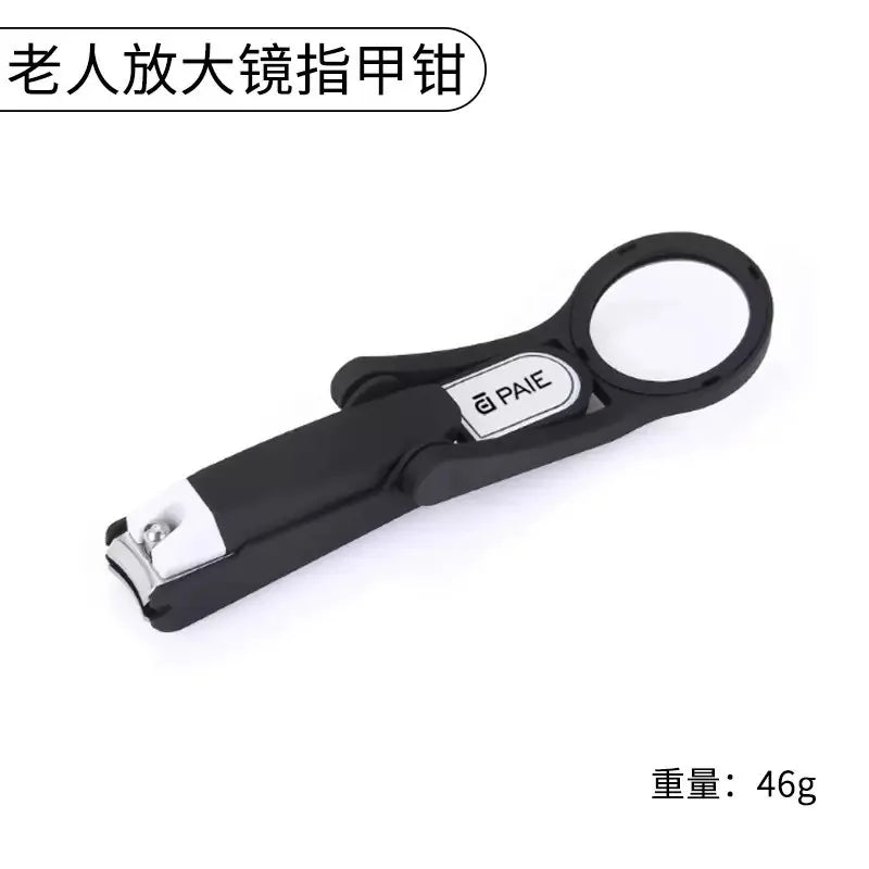 Toenail Clipper with Magnifier & Anti-Splash Guard | Seniors Toenail Clipper Axl